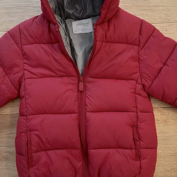 Host Pick: Mayoral 12 month red puffer jacket insulated - Picture 3 of 5